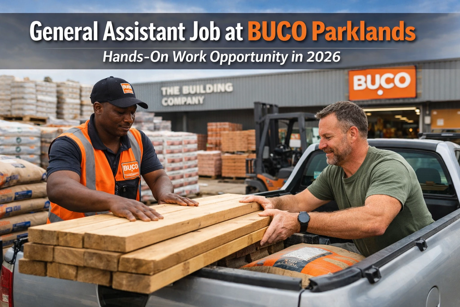 General Assistant Job at BUCO Parklands 2026