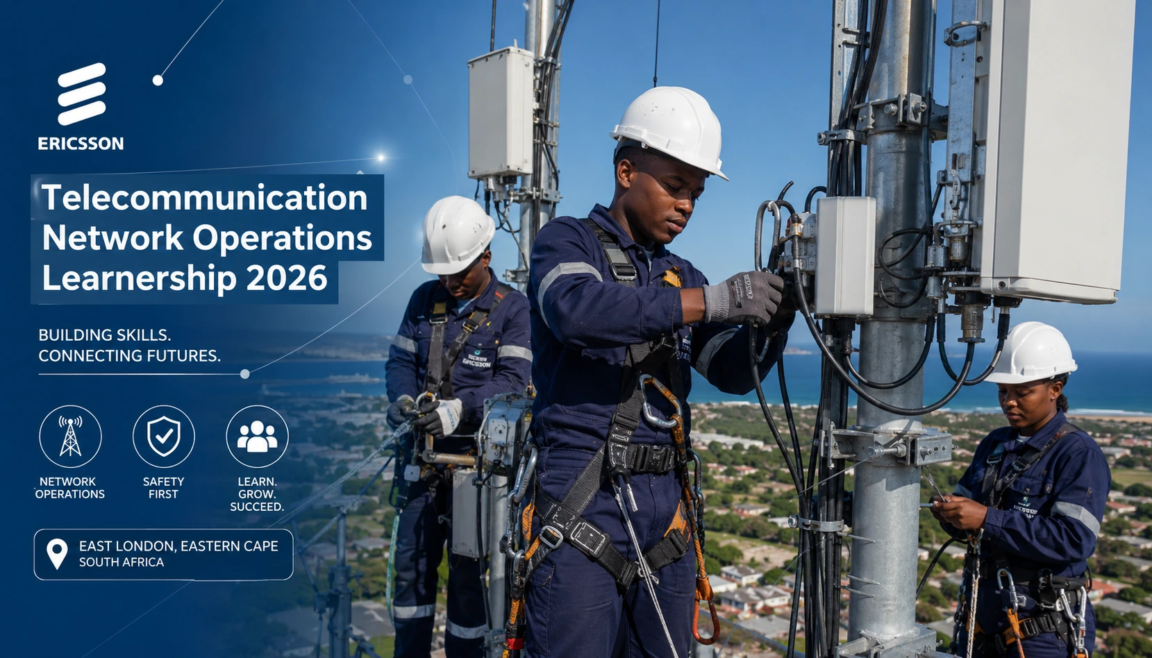 Ericsson Telecommunication Network Operations Learnership 2026: Why This Opportunity Could Shape South Africa’s Digital Workforce