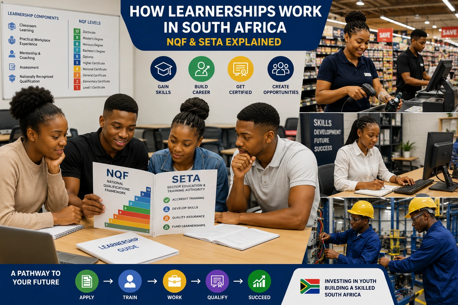 How Learnerships Work in South Africa: Understanding NQF Levels and SETA Funding in 2026
