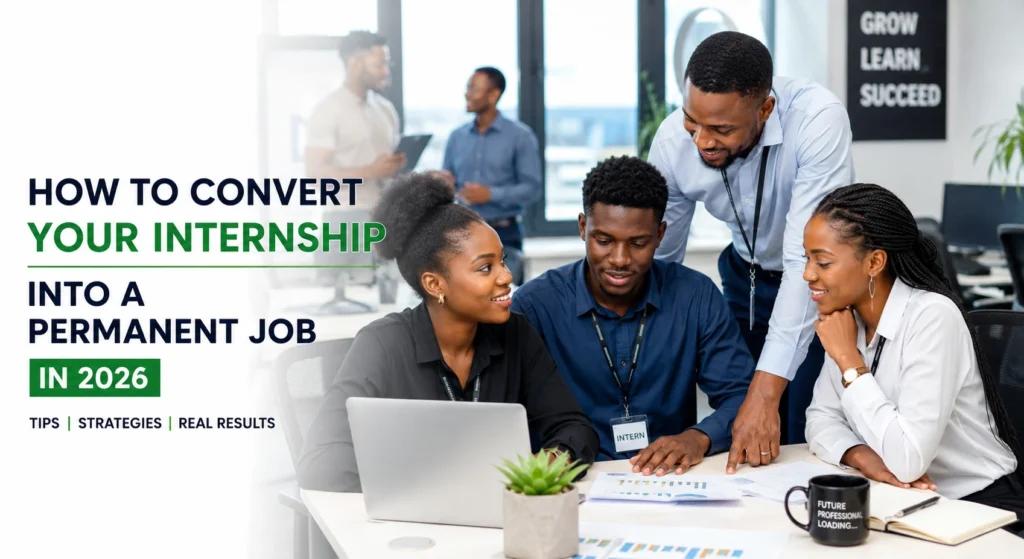 Internship Into a Permanent Job in South Africa